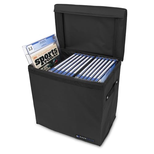 CASEMATIX Graded Magazine Storage Case Fits 25 CGC Graded Magazines, Lightweight Magazine Bin with...