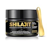 Shilajit Original Himalaya Bio, Shilajit Harz mit 85+ Spurenelementen & Fulvosäure, Hochwirksames Shilajit Resin, Ohne Zusatzstoffe für Männer und Frauen (50G)