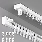 Vorhangstange Ohne Bohren Selbstklebende Gardinenschiene und Gardinenstange 90cm 120cm 300cm...