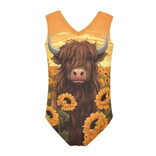 Image of Xpyiqun Bathing Suits for Girls 3-14 Kids Summer One Piece Swimwear Beach Sport Sleeveless Swimsuits Athletic