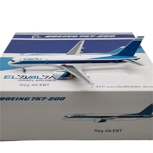Aviones en miniatura EL AL B757-200 4X-EBT escala 1:400 réplica estática