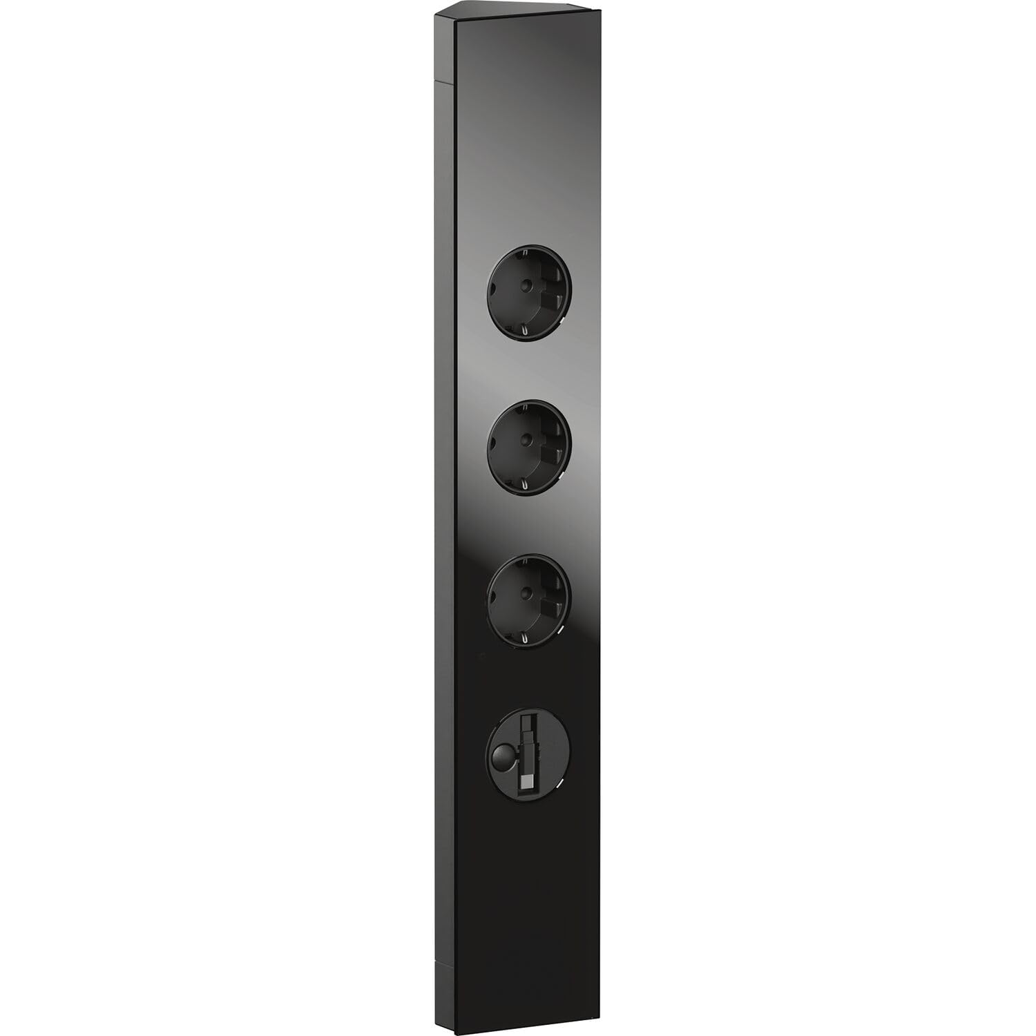 Enchufe conector Schuko WIPO Power Eck-G Slim 3 y puerto USB integrado