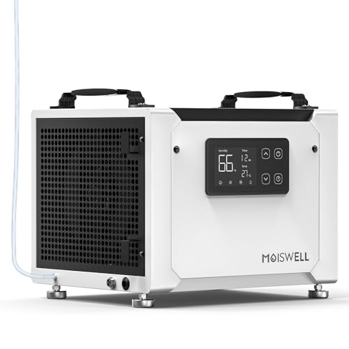 Moiswell Luftentfeuchter mit Pumpe 35 L/Tag – Effektiv gegen feuchte Räume & Schimmel, für Keller, Kriechkeller, Bad, Schlafzimmer & Waschküche, leise, mobil, mit Display und Timer Moiswell Luftentfeuchter mit Pumpe 35 L/Tag – Effektiv gegen feuchte Räume & Schimmel, für Keller, Kriechkeller, Bad, Schlafzimmer & Waschküche, leise, mobil, mit Display und Timer