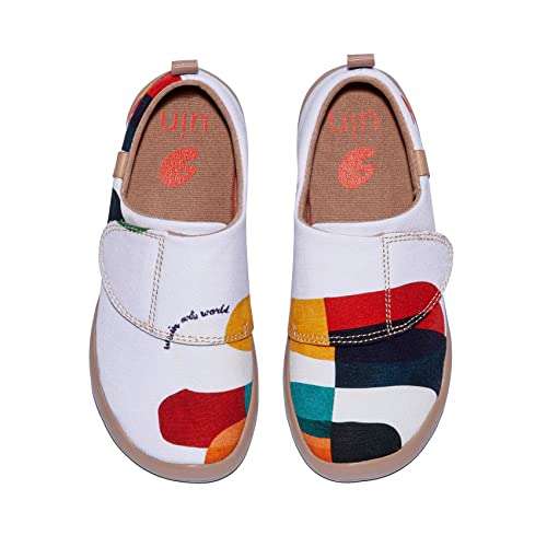 UIN Kid's Art Casual Slip-on Canvas Loafers Boys Girls Shoes Fashion Sneaker Funny Painted Travel Shoes Hold That Color-Canvas (3Y)