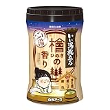 いい湯旅立ち 薬用入浴剤 にごり湯 檜の香り 600g