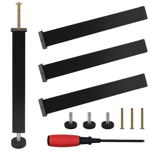NAROSEBE 4 Stück Möbelfüße Möbelbeine Schwarz Metall Quadratische Bettbeine 25 cm Bettfüße Quadratischer Höhenverstellbar Kabinettbeine Stützbein Bett mit 4 Schrauben und 1 Schraubendreher für Möbel NAROSEBE 4 Stück Möbelfüße Möbelbeine Schwarz Metall Quadratische Bettbeine 25 cm Bettfüße Quadratischer Höhenverstellbar Kabinettbeine Stützbein Bett mit 4 Schrauben und 1 Schraubendreher für Möbel