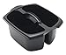 Addis Utilidad Limpieza Caddy con Dos Compartimentos y asa, Color Negro