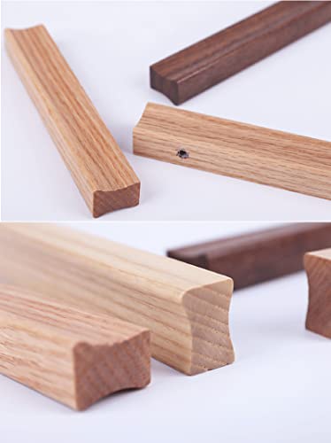 Manijas de madera maciza de 800mm para abrir puertas pesadas con comodidad 8