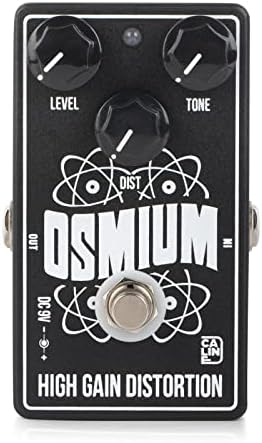 Caline CP-501 Osmium High Gain Distortion Guitar Effect Pedal for Electric Guitar and Bass