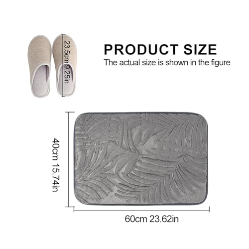 Tapis lavable en mousse a memoire de forme antiderapant - 4