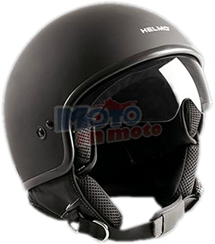 HELMO Casco Jet Puro XS Nero Opaco