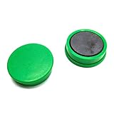 20er Set Rundmagnete I mag_137 I grün I Haftmagnete für Magnet-Tafel Whiteboard Pinnwand Kühlschrank-Magnet I rund