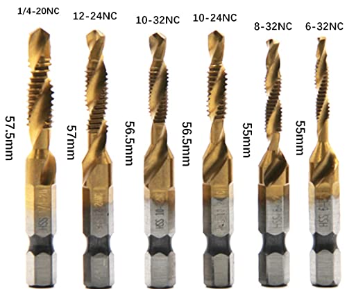 Aiyun AD21-007-13E 13 Pieces Drill Tap Bits Set thumb #2