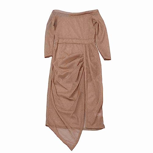 Vestido Feminino, Bodycon Feminino Com Divisão na Coxa para Senhora para Encontro (M)