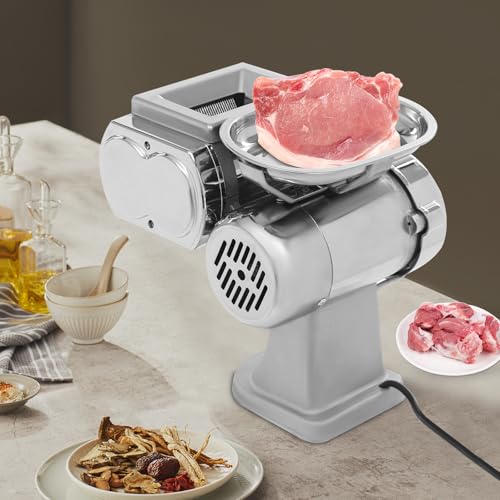 Máquina eléctrica cortadora de carne 600W, 1.7mm grosor miniatura 7