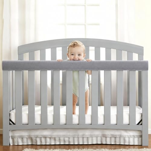 Tollder RailGuard Teething Cover- CPC Certified CPSC Tested (Gray)