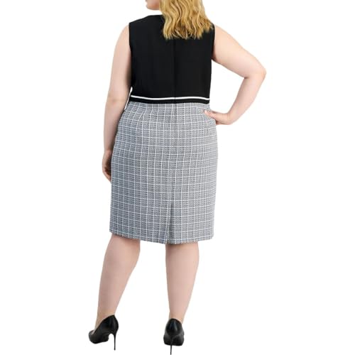 Kasper Women's Combo Wb, Piping Sheath Dress2