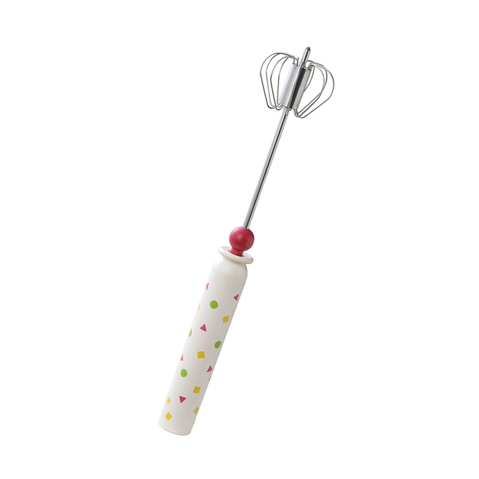 alloneslife Automatic Eggs Beater for Whipping with ABS and Stainless Steel Construction Ideal for Baking Enthusiasts Manual Cream Stirrer