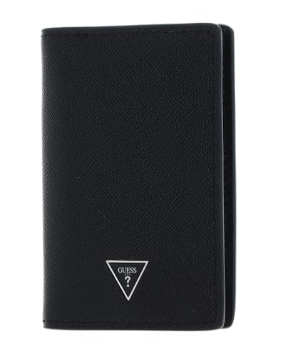 Porte-cartes noir GUESS Mito Flat Card Holder : l'idée cadeau idéale