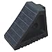 Wheel Chock, Molded Rubber, Black