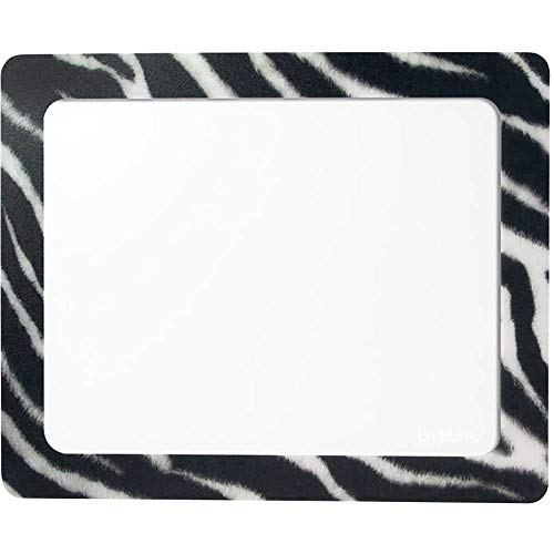 LogiLink ID0168 - Tappetino per mouse con inserto per foto, motivo zebrato, 230 x 190 mm, colore: Trasparente