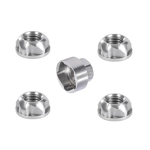 VOSANTU M10 304 Stainless Steel Anti-Theft Locking Nuts P1.5 Security Hardware Kit for Mountain Bike Awning Car Accessories for Styling Light Bar Safety,(4 Lock+ 1 Key)