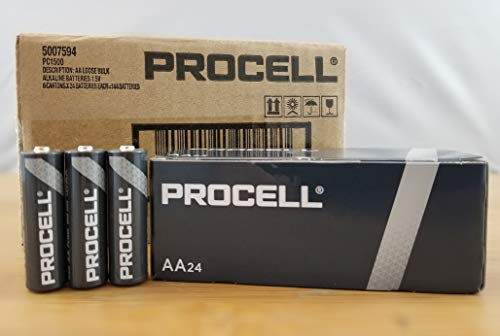 AA Duracell Procell Alkaline Batteries BOX OF 144 PC1500 PC-1500