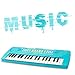 BIGFUN Kid Keyboard Piano - 37 Keys Toddler Keyboard Multifunction Music Educational Instrument Toy Electronic Piano for 3, 4, 5, 6, 7, 8 Girls and Boys (Blue)