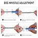 TELADESHX Dog Whistle with Lanyard Whistle to Stop Barking Neighbors Dog Provides The Perfect Bark Control and Effective Memory Training for All Dog Breeds (Pink+Blue, 2 Pcs)