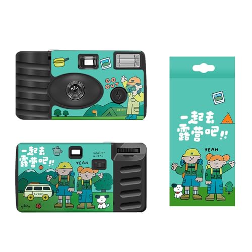 使い捨てフィルムカメラ、コンパクトフィルムカメラ、フィルム写真、レトロカメラ、ポータブル旅行カメラ、ポラロイドスタイル、フィルムグレイン、アートカメラ、記念カメラ、写真ガジェット (写真,スタイル14)