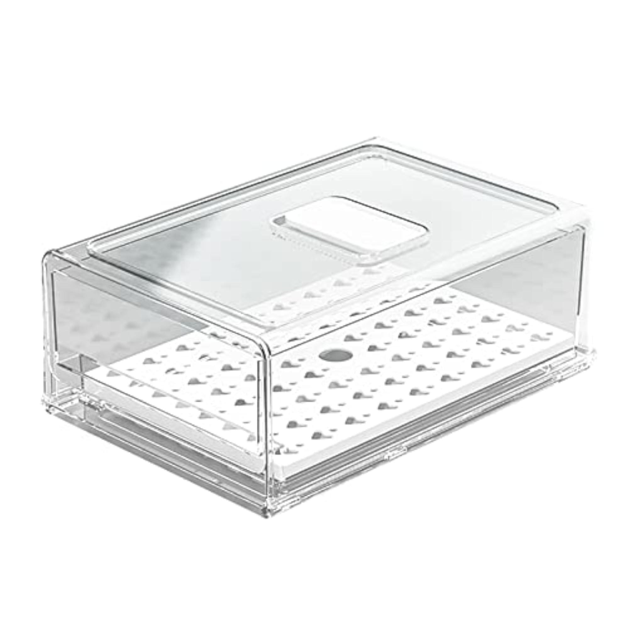 Refrigerator Organizer Box with Drawers, Household Kitchen Storage