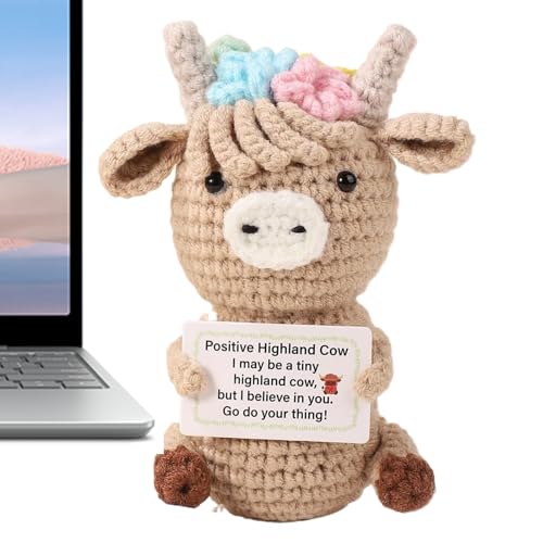 Vache Au Crochet – Peluche Positive De Soutien Émotionnel | Figurine Décorative Fait Main Pour Bureau, Étagère, Chambre | Cadeau Mignon Pour Anniversaire, Décoration Maison Et Confort Emotionne Vache Au Crochet – Peluche Positive De Soutien Émotionnel | Figurine Décorative Fait Main Pour Bureau, Étagère, Chambre | Cadeau Mignon Pour Anniversaire, Décoration Maison Et Confort Emotionne