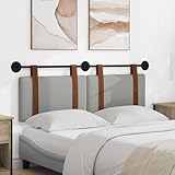 antique headboard king Style moderne et polyvalent Le coloris gris nuage uni et la finition PU antique s’adaptent facilement à différents styles de décoration, apportant une touche élégante et fonctionnelle à votre espace tout en restant discret et contemporain.