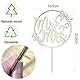 Mr & Mrs Cake Topper Tortendeko Hochzeit, Hochzeitstorte Deko Tortenstecker für Hochzeit Jubiläum Verlobung Antrag