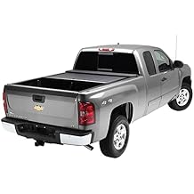 Roll-N-Lock LG207M Locking Retractable M-Series Truck Bed Tonneau Cover for 2007-2013 Silverado & Sierra | Fits 6.6 Bed , Black