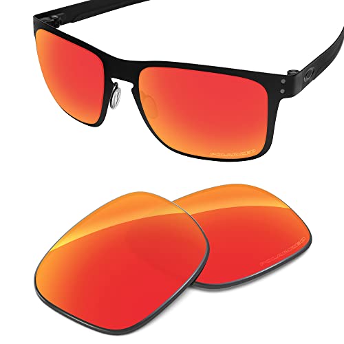 Image of Performance Replacement Lenses Compatible with Oakley Holbrook Metal OO4123, Polarized, UV Protection, Anti-Scratch