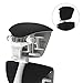 OFFICE LOGIX SHOP Embody Headrest Compatible with Herman Miller Embody Chair (Black Rythem Fabric/White Frame)