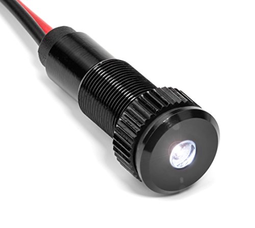 Lámpara LED para tableros Oznium 12V con bisel negro