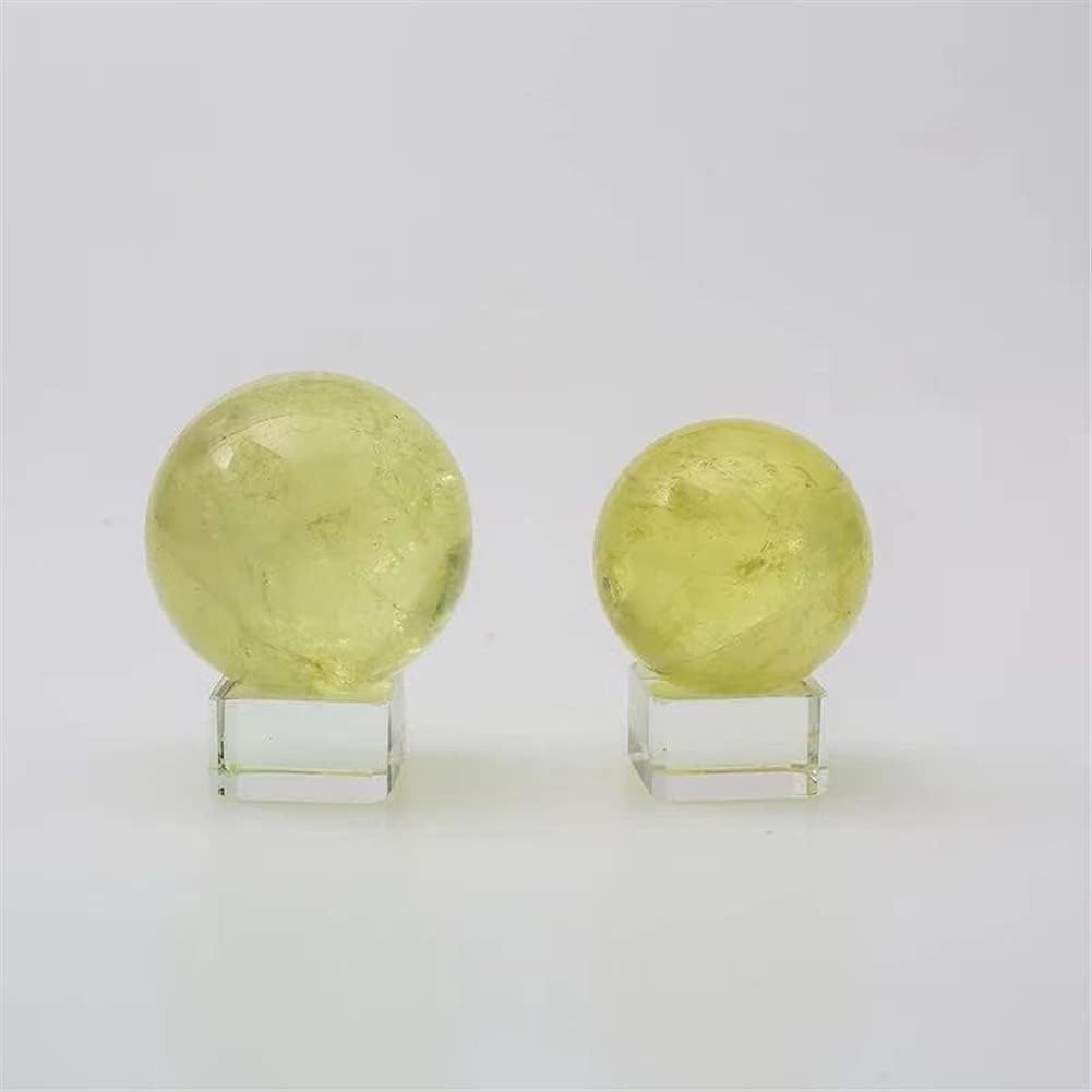 天然水晶の原石 1pc 40mm-45mm ナチュラル クリスタル クリア シトリン ストーン 球体 オーナメント