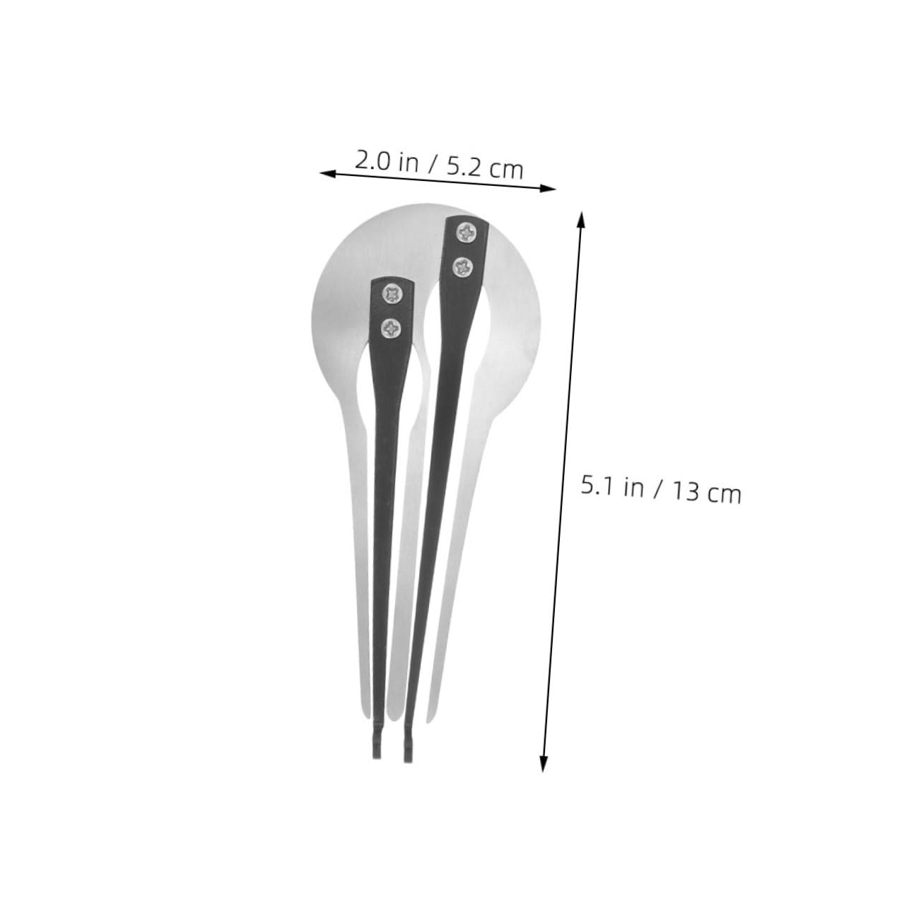 2 Stück Maultrommel aus Metall, Tragbares Zweiklang Musikinstrument
