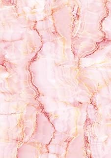 1 x A4 Printed Sheet of PINK Marble Design Edible Decor Icing Sheet Wallpaper Edible Cake Topper Decorated Sheet - Perfect for larger cakes