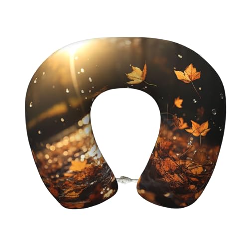 Almohada de viaje espuma viscoelástica 30 cm cómodo miniatura 1