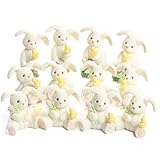 Factory Direct Craft® Set of 6 Miniature Resin Springtime Bunny - Easter Table Favor Decorations (12)