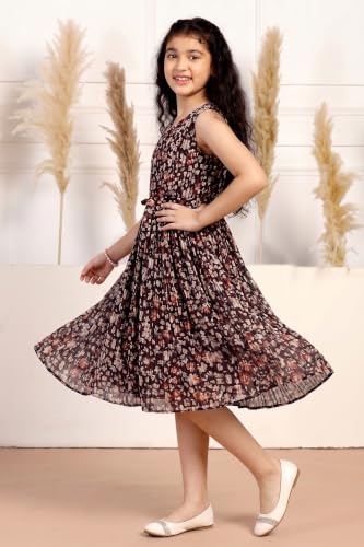 Image of Fashion Dream Girl's Knee Length Fit and Flared Dress