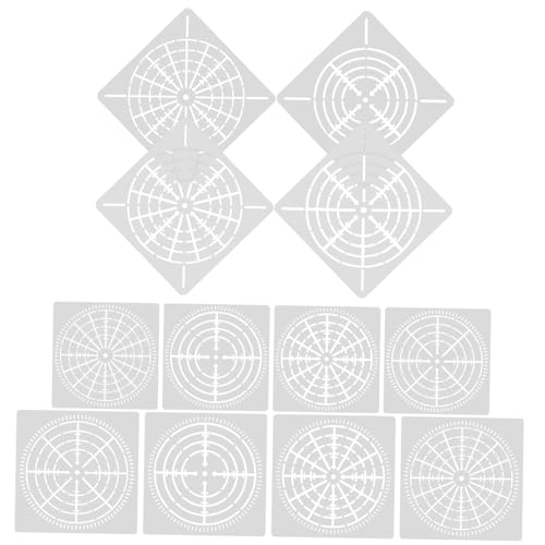 Caxusd Mandala Schablonen Set 12 Blatt