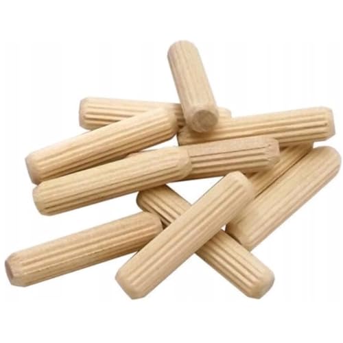 Tacos de madera de 6mm x 30mm estriados para carpintería, pasadores cónicos (500 uds) 6
