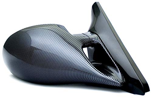 IPCW CM3F-96CV2 Honda Civic 96-00 Compatible M3 Style Manual Side Mirrors Carbon Fiber Pattern - 1 Pair