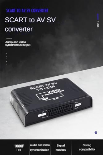 Convertisseur CVBS vers HDMI pour brancher un décodeur sur moniteur