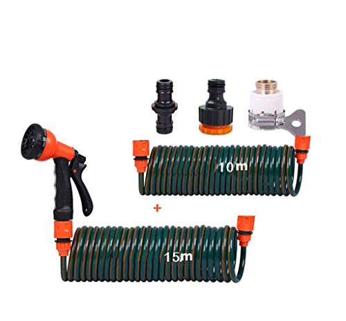 LJNYF Home Garden Water Gun, Telescopic Water Pipe Easy To Store Weight, Retractable Watering Artifact, Car Wash High Pressure Water Gun for Irrigation Car Wash