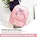 Meyrwoy Dance Backpack, Large Capacity Ballet Bags with Separate Shoe Compartment, Portable Ballerina Bag with Top Handle and Strap, Zippered Dance Bag for Girls 3-12